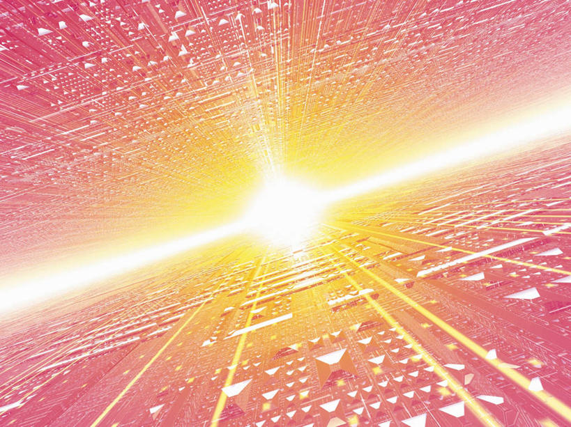 无人,横图,室内,白天,正面,抽象,数码,科技,阴影,亮光,发光,反射,光束,网络,影子,高光,几何,计算机图形,倾斜,合成,黄色,红色,夸张,电脑合成图,数码合成图,发亮,特效,深奥,彩图