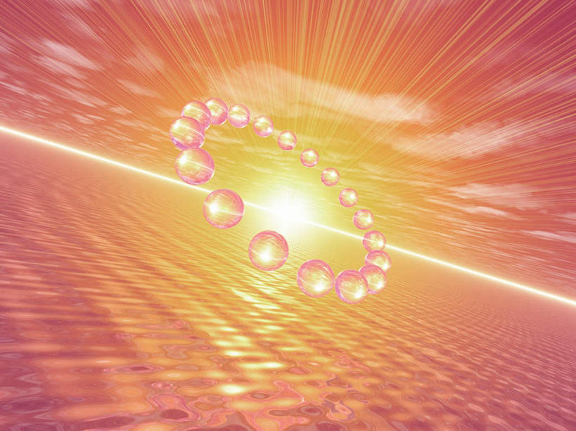 无人,横图,室内,白天,正面,抽象,数码,科技,阴影,波纹,梦幻,发光,反射,光束,网络,影子,圆环,光亮,高光,几何,计算机图形,合成,红色,白云,水纹,波浪,球体,夸张,飘浮,电脑合成图,数码合成图,环形,发亮,特效,深奥,彩图