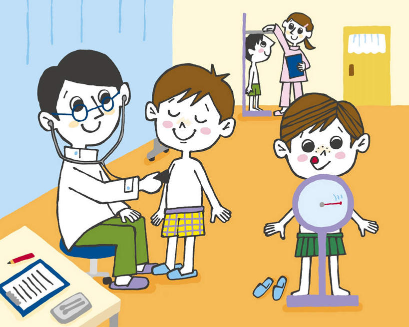 西方人,儿童,无人,伙伴,朋友,医生,站,笑,微笑,横图,插画,室内,白天,正面,友谊,纯洁,数码,科技,桌子,欧洲,欧洲人,五个人,阴影,服装,网络,测量,办公用品,许多人,高光,几何,计算机图形,合成,图画,休闲装,书桌,画,文具,小孩,衣服,测量仪,课桌,听诊器,学习用品,站着,一群人,医护人员,医疗人员,休闲,同学,休闲服,可爱,童年,童趣,服饰,文具用品,电脑合成图,数码合成图,医疗设备,体重,校友,医疗器械,医疗工具,漫画,童真,烂漫,无邪,身高,写实,具体,具象,同窗,学友,检测工具,天真,友情,男孩,男人,男性,年轻男性,年轻女性,白种人,大夫,站立,彩图,全身,男生