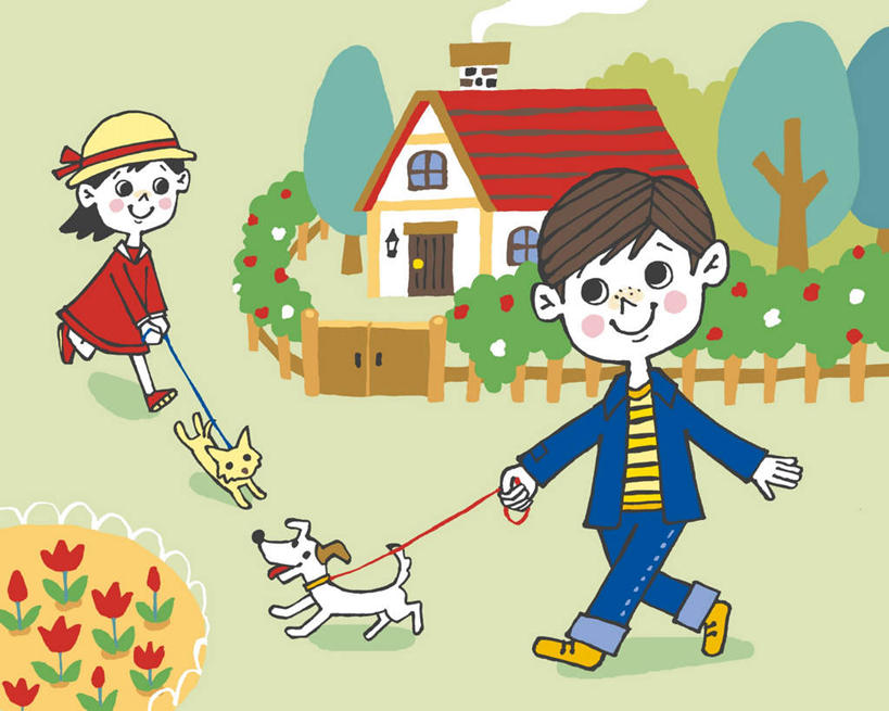 西方人,儿童,无人,两个人,伙伴,朋友,栏杆,拉,笑,微笑,横图,插画,室内,白天,正面,友谊,纯洁,数码,科技,植物,宠物,狗,帽子,欧洲,欧洲人,戴,阴影,服装,网络,草帽,栅栏,房屋,屋子,篱笆,公寓,围栏,高光,几何,计算机图形,合成,图画,遛狗,休闲装,炊烟,护栏,楼房,住宅,画,树,树木,小孩,衣服,绿色,自然,动物,两只,休闲,休闲服,可爱,童年,童趣,服饰,生长,成长,牵着,电脑合成图,数码合成图,戴着,拉着,漫画,童真,烂漫,无邪,忠诚,写实,具体,具象,天真,友情,男孩,男人,男性,女孩,女人,女性,白种人,犬,彩图,全身,房子,男生,女生