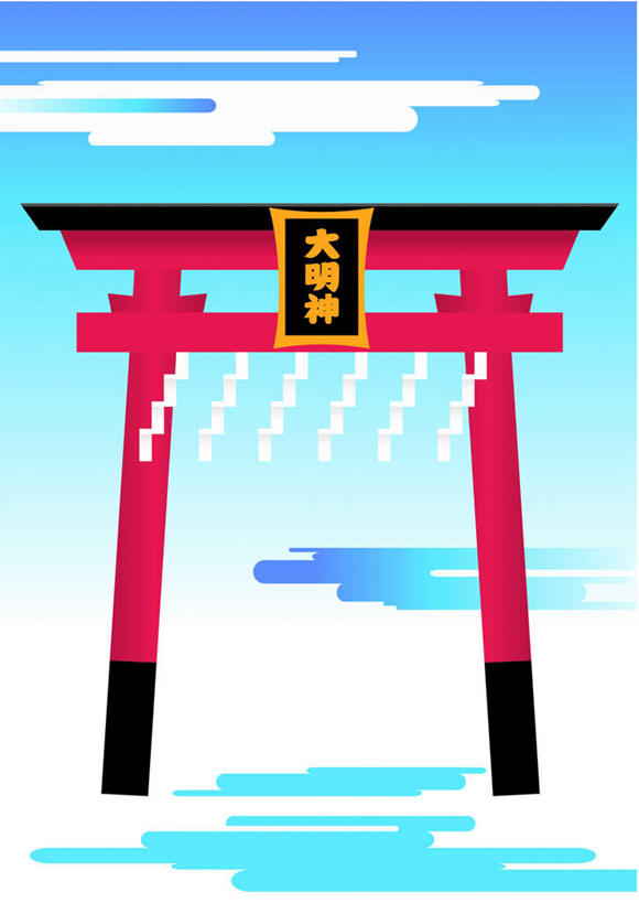 无人,竖图,插画,室内,白天,正面,数码,科技,门,日本,亚洲,阴影,节日,网络,云,云朵,神社,高光,几何,计算机图形,合成,云彩,图画,文化,画,红色,蓝色,白云,蓝天,天空,门框,天,祈祷,健康,日式,许愿,宗教,信仰,纪念,神道,祈求,祭祀,电脑合成图,数码合成图,祭拜,漫画,东亚,日本国,写实,具体,具象,神道教,社屋,平安,彩图