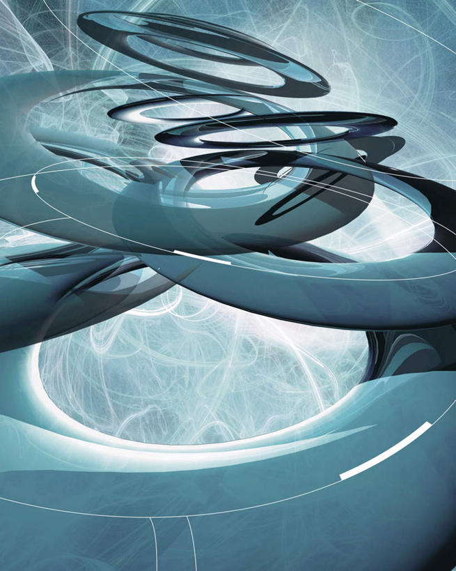 无人,竖图,室内,白天,正面,抽象,数码,科技,阴影,重叠,立体,围绕,网络,高光,几何,计算机图形,合成,蓝色,飞碟,弧度,夸张,电脑合成图,数码合成图,创造,环形,三维,想象,深奥,3D图形,三维图形,彩图