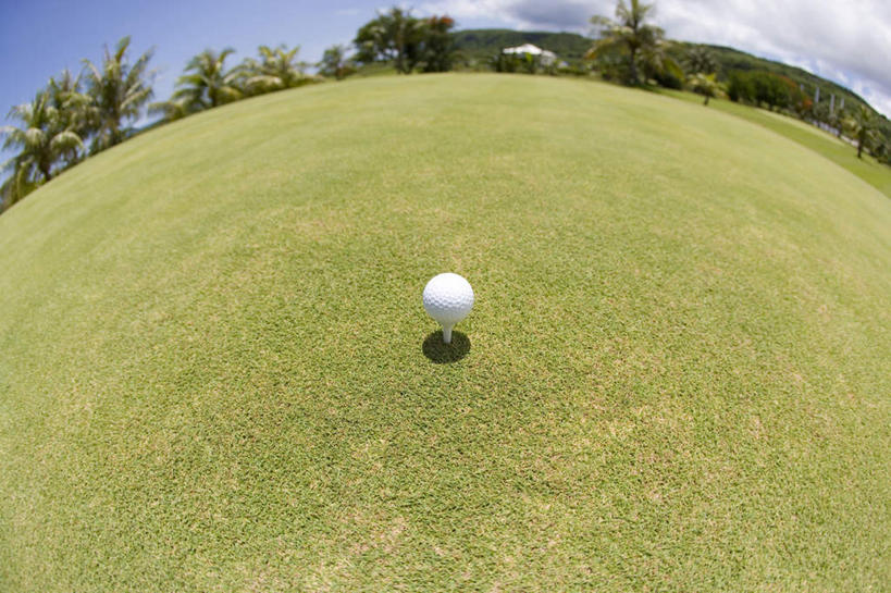 无人,横图,俯视,室外,特写,白天,广角镜头,鱼眼镜头,草地,草坪,树林,植物,高尔夫,高尔夫球,云,云朵,球场,云彩,高尔夫球场,草,树,树木,一个,蓝色,绿色,白云,蓝天,天空,自然,天,球托,生长,单个,成长,高尔夫球杆,绿茵场,高尔夫运动,高尔夫球具,彩图,高角度拍摄