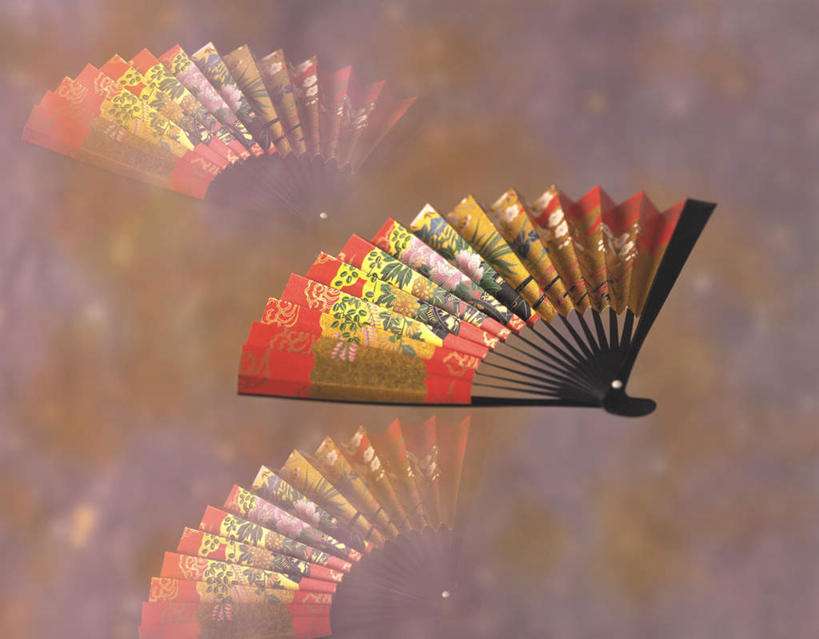 无人,横图,俯视,室内,特写,白天,桌子,静物,一把,阴影,反射,扇子,影子,折扇,纸扇,大理石,清凉,凉爽,文化,摄影,影棚,撒扇,大理石制品,彩图,高角度拍摄,影棚拍摄,拍摄,传统文化