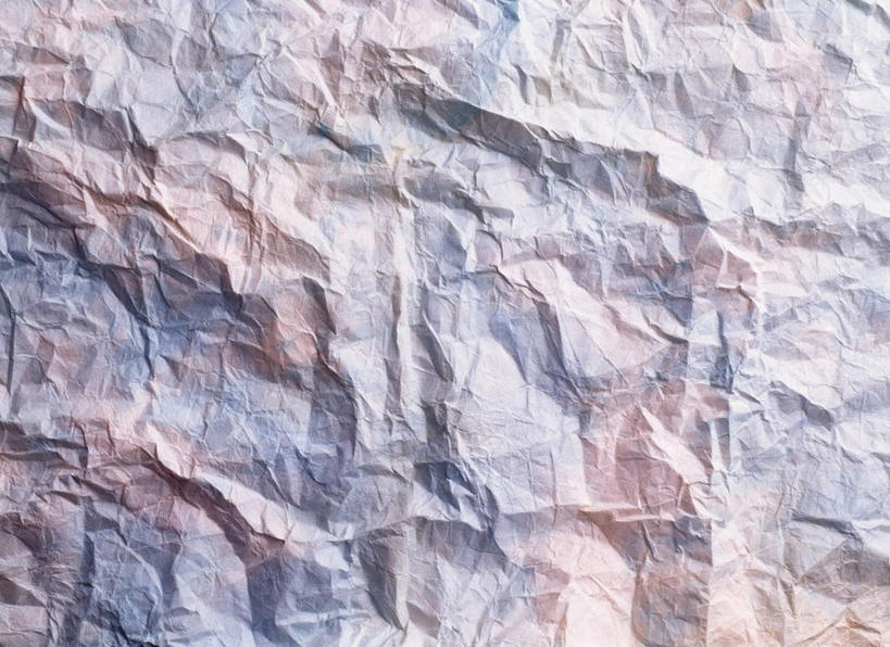 无人,横图,俯视,室内,特写,白天,静物,阴影,粗糙,褶皱,反射,影子,纸,纸张,蓝色,白色,毛糙,彩图,高角度拍摄,粗拙