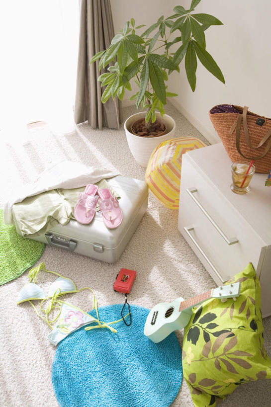 无人,竖图,俯视,室内,特写,白天,泳装,比基尼,植物,窗帘,地板,靠垫,杯子,相机,阴影,朦胧,模糊,光线,包,拉杆箱,旅行箱,毛毯,盆栽,皮包,影子,塑料,吉他,靠枕,乐器,盆景,弦乐器,地面,木地板,玻璃制品,饮料,一个,拍照,绿色,自然,数码相机,水杯,塑料制品,吸管,行李箱,箱子,垫子,枕头,摄影,生长,单个,成长,出差,单肩包,空心,弹拨弦鸣乐器,饮管,玻璃杯,照相机,彩图,高角度拍摄,三点式,泳衣,旅行,照相,弹拨弦乐器,圆柱状