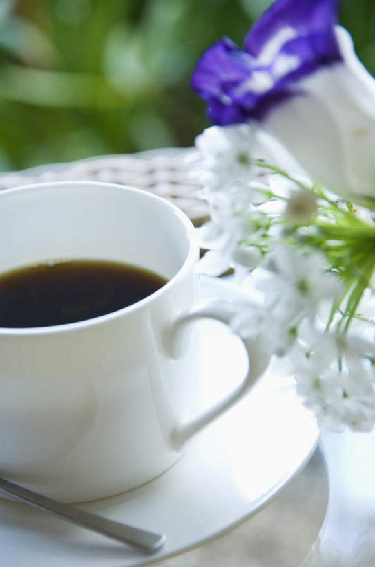 咖啡,无人,竖图,俯视,室外,特写,白天,幸福,桌子,杯子,许多,朦胧,模糊,盛开,瓷器,勺子,咖啡杯,陶瓷制品,一杯,花蕾,娱乐,花,花瓣,花朵,鲜花,饮料,紫色,白色,调羹,汤匙,花苞,花蕊,搅拌,享受,休闲,温馨,放松,乐趣,提神,舒适,瓷杯,醒脑,软饮料,彩图,高角度拍摄