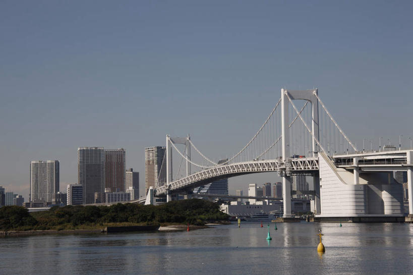 无人,横图,室外,白天,正面,旅游,度假,海浪,海洋,植物,标志建筑,大桥,地标,建筑,立交桥,桥梁,东京,日本,亚洲,阴影,光线,影子,浪花,高架,斜拉桥,桥,彩虹大桥,娱乐,建设,树,树木,蓝色,绿色,蓝天,天空,阳光,自然,海水,天,享受,休闲,旅游胜地,放松,生长,成长,海景,东亚,本州,关东地方,本州岛,日本国,东京都,日本彩虹大桥,大海,风浪,海,海水的波动,近岸浪,涌浪,彩图