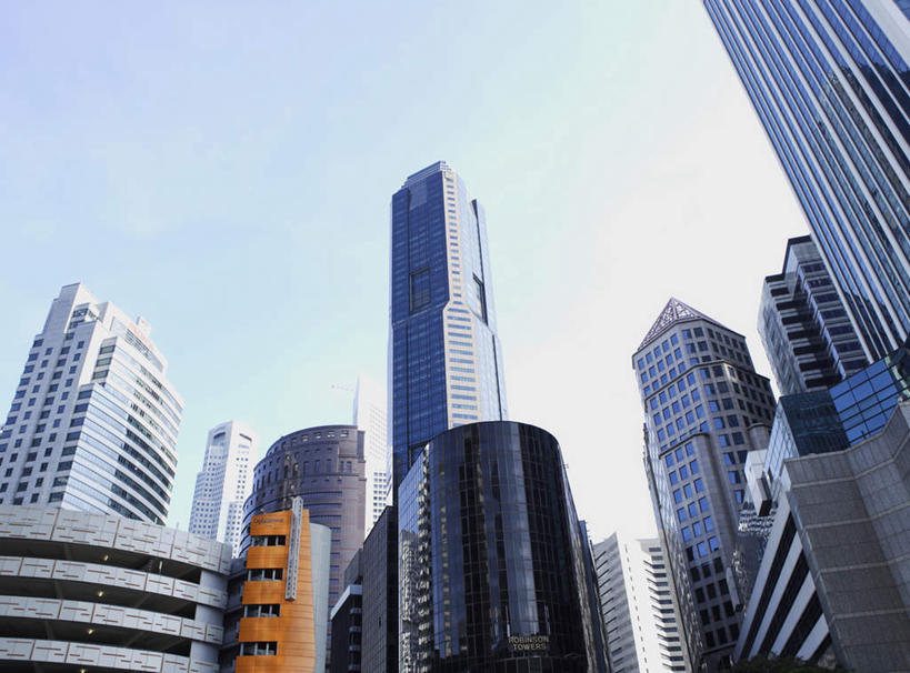 无人,高楼大厦,横图,室外,白天,仰视,度假,美景,城市风光,标志建筑,城市,大厦,地标,建筑,摩天大楼,新加坡,亚洲,景观,云,云朵,首都,云彩,娱乐,建设,蓝色,白云,蓝天,天空,天,享受,休闲,景色,放松,东南亚,新加坡共和国,彩图,低角度拍摄,大楼,高层建筑,高楼,摩天楼