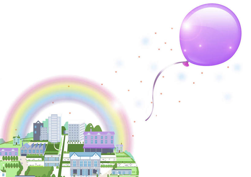 无人,高楼大厦,横图,室内,白天,白色背景,正面,数码,科技,彩虹,草地,草坪,植物,大厦,建筑,摩天大楼,阴影,装饰,网络,塑料,高光,几何,计算机图形,合成,草,树,树木,一个,绿色,紫色,自然,气球,塑料制品,橡胶,生长,单个,成长,华丽,修饰,点缀,电脑合成图,数码合成图,橡胶制品,写实,具体,具象,衬托,美观,雅致,雅观,虹,虹桥,七彩虹,天虹,彩图,大楼,高层建筑,高楼,摩天楼