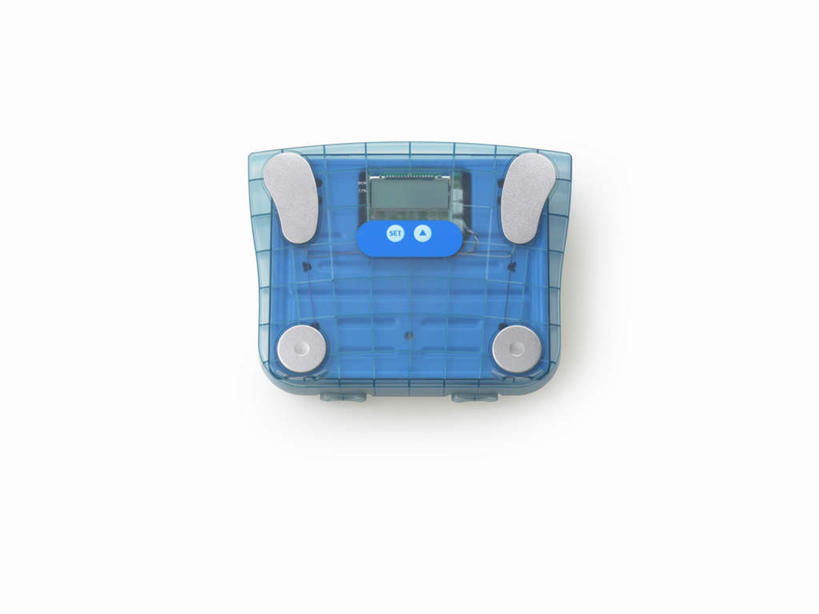 无人,横图,俯视,室内,特写,白天,白色背景,仪器,静物,生活,一个,蓝色,健康,摄影,影棚,单个,衡量,体重,计量,衡器,健康秤,秤,体重秤,彩图,高角度拍摄,影棚拍摄,拍摄