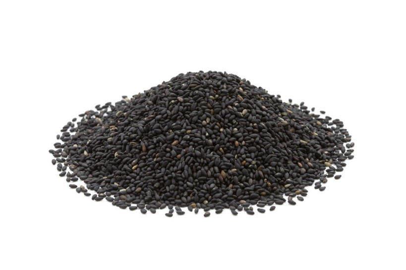 无人,横图,俯视,室内,特写,白天,白色背景,一堆,许多,堆叠,堆积,芝麻,黑色,摄影,影棚,堆,脂麻,胡麻,白麻,巨胜子,油麻,彩图,高角度拍摄,影棚拍摄,拍摄