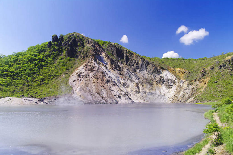 无人,公园,横图,室外,白天,正面,旅游,度假,湖,湖泊,美景,森林,树林,水,植物,北海道,日本,亚洲,湖面,景观,水流,水面,云,云朵,云彩,娱乐,树,树木,蓝色,绿色,白云,蓝天,天空,自然,湖水,天,享受,休闲,景色,放松,生长,晴朗,成长,国家公园,自然风光,东亚,日本国,北海道地方,北海道岛,支笏湖国家公园,晴空,彩图