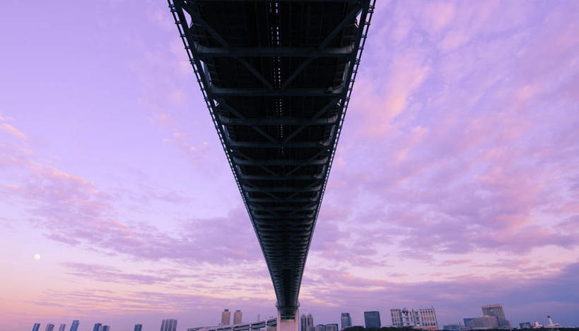 无人,高楼大厦,横图,全景,室外,白天,仰视,度假,美景,日落,天际线,城市风光,城市,大厦,建筑,摩天大楼,东京,日本,亚洲,景观,晚霞,霞光,建筑群,彩虹大桥,娱乐,建设,紫色,天空,黄昏,天,享受,休闲,景色,彩霞,放松,东亚,本州,关东地方,本州岛,日本国,东京都,日本彩虹大桥,夕阳,彩图,低角度拍摄,大楼,高层建筑,高楼,摩天楼