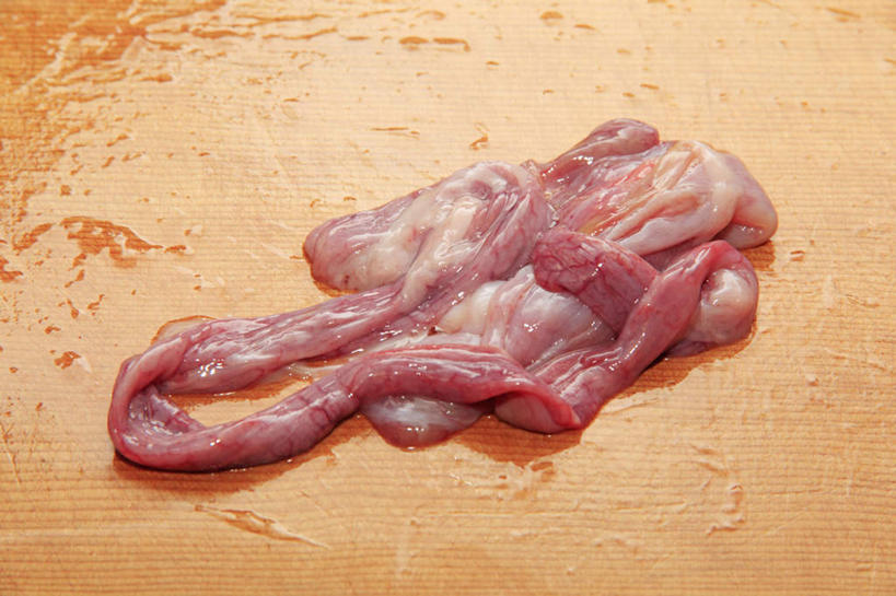 海鲜,内脏,肠,十二指肠,无人,横图,俯视,室内,特写,白天,水,一块,阴影,反射,鱼,液体,影子,水滴,案板,水产,鱼类,海洋生物,砧板,水生动物,海产品,水生物,海底动物,安康鱼,蛤蟆鱼,老头鱼,结巴鱼,丑婆,鮟鱇,鮟鱇鱼,哈蟆鱼,海哈蟆,琵琶鱼,大肠,盲肠,小肠,直肠,彩图,高角度拍摄