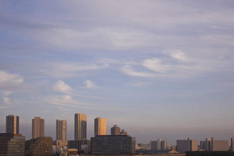 无人,高楼大厦,横图,室外,白天,正面,度假,美景,天际线,城市风光,城市,大厦,建筑,摩天大楼,东京,日本,亚洲,阴影,光线,影子,景观,云,云朵,建筑群,江东区,云彩,娱乐,建设,蓝色,白云,蓝天,天空,阳光,天,享受,休闲,景色,放松,晴朗,东亚,本州,关东地方,本州岛,日本国,东京都,晴空,彩图,大楼,高层建筑,高楼,摩天楼