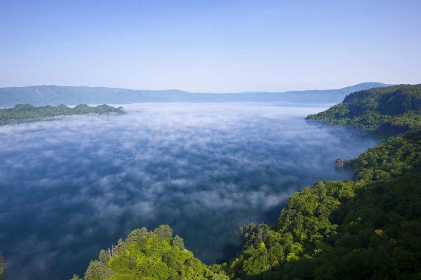 无人,公园,横图,全景,俯视,室外,白天,旅游,度假,美景,树林,天际线,植物,秋田县,日本,亚洲,地平线,景观,辽阔,地面,娱乐,树,树木,蓝色,绿色,蓝天,天空,自然,天,享受,休闲,景色,放松,生长,晴朗,成长,一望无际,自然风光,延伸,东亚,本州,万里无云,本州岛,日本国,秋田,天地相交,岩手,岩手县,青森,青森县,东北地方,十和田八幡平国立公园,晴空,晴空万里,彩图,高角度拍摄