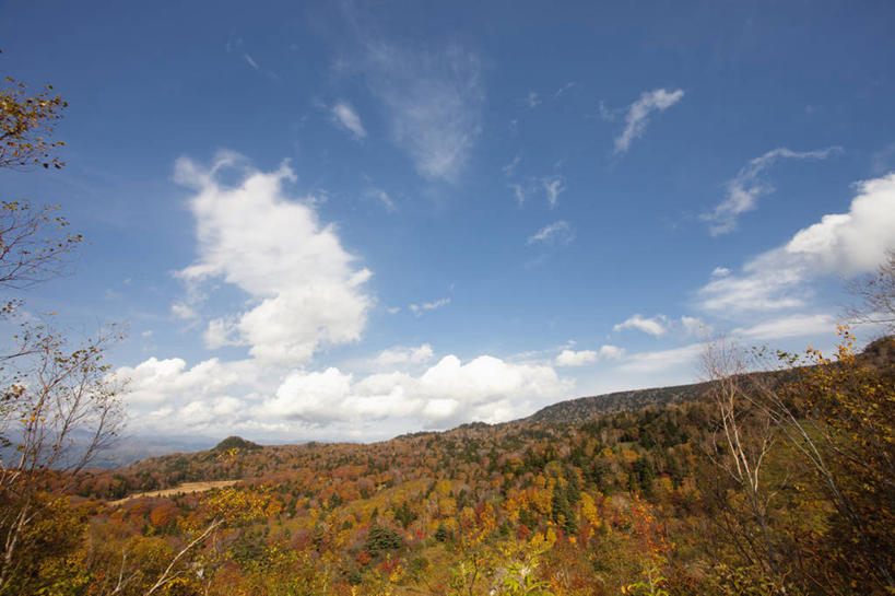 无人,横图,室外,白天,正面,旅游,度假,美景,秋季,山,山脉,秋田县,日本,亚洲,阴影,光线,影子,景观,山峰,云,云朵,山峦,云彩,娱乐,蓝色,白云,蓝天,天空,阳光,自然,群山,天,享受,休闲,景色,放松,晴朗,自然风光,东亚,本州,本州岛,日本国,秋田,东北地方,八幡平,晴空,秋,秋天,彩图,鹿角郡