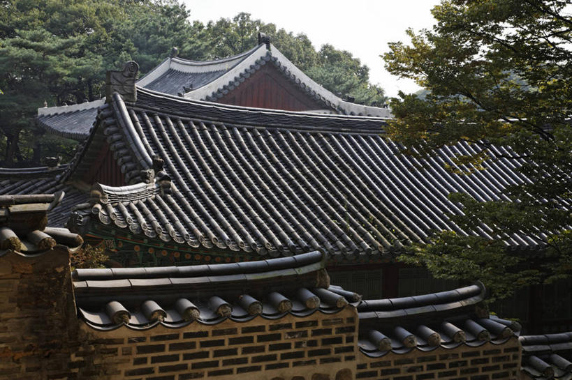 无人,横图,室外,白天,正面,旅游,度假,名胜古迹,植物,标志建筑,地标,建筑,首尔,汉城,韩国,亚洲,阴影,遗迹,光线,瓦片,影子,墙,屋顶,首都,顶棚,瓦,古迹,文物,娱乐,建设,古建筑,墙壁,墙面,树,树木,蓝色,绿色,蓝天,天空,阳光,自然,天,享受,休闲,旅游胜地,放松,建造,生长,晴朗,成长,古文明,东亚,屋瓦,万里无云,大韩民国,首尔市,首尔特别市,特别市,钟路区,晴空,晴空万里,彩图,昌庆宫