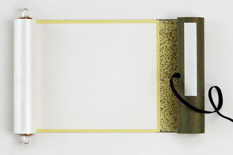 无人,横图,室内,特写,白天,白色背景,正面,静物,纹路,丝绸,丝带,纹理,纸,缎带,绸带,绿色,白色,黑色,摄影,影棚,宣纸,肌理,纸寿千年,纸中之王,泾县纸,彩图,影棚拍摄,拍摄