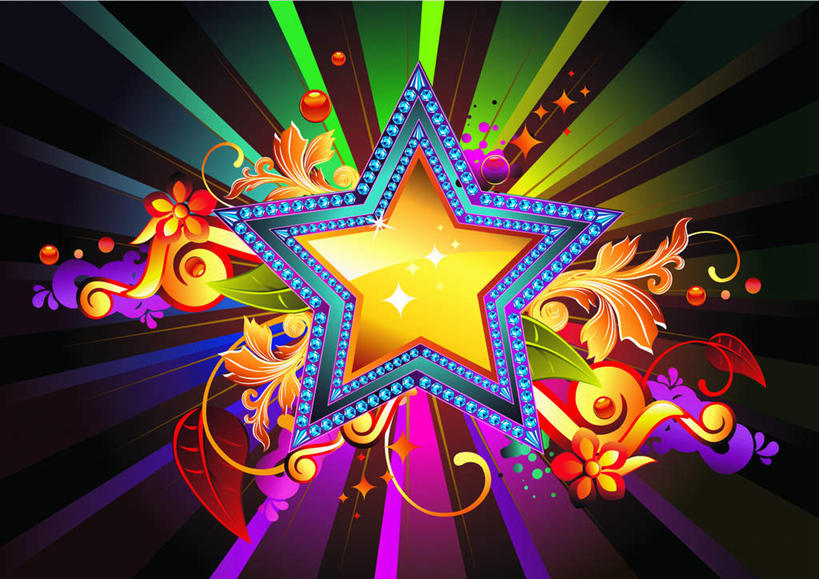 无人,横图,彩色,插画,室内,白天,正面,数码,科技,叶子,盘绕,阴影,凸起,突出,环绕,围绕,发光,反射,辐射,光线,光泽,网络,影子,星星,绿叶,光芒,高光,几何,计算机图形,放射,合成,图画,环抱,画,黄色,蓝色,紫色,闪耀,星形,嫩叶,缭绕,发射,电脑合成图,数码合成图,闪烁,漫画,光辉,五角形,写实,具体,具象,毫光,闪动,闪灼,叶,叶片,五角星,彩图