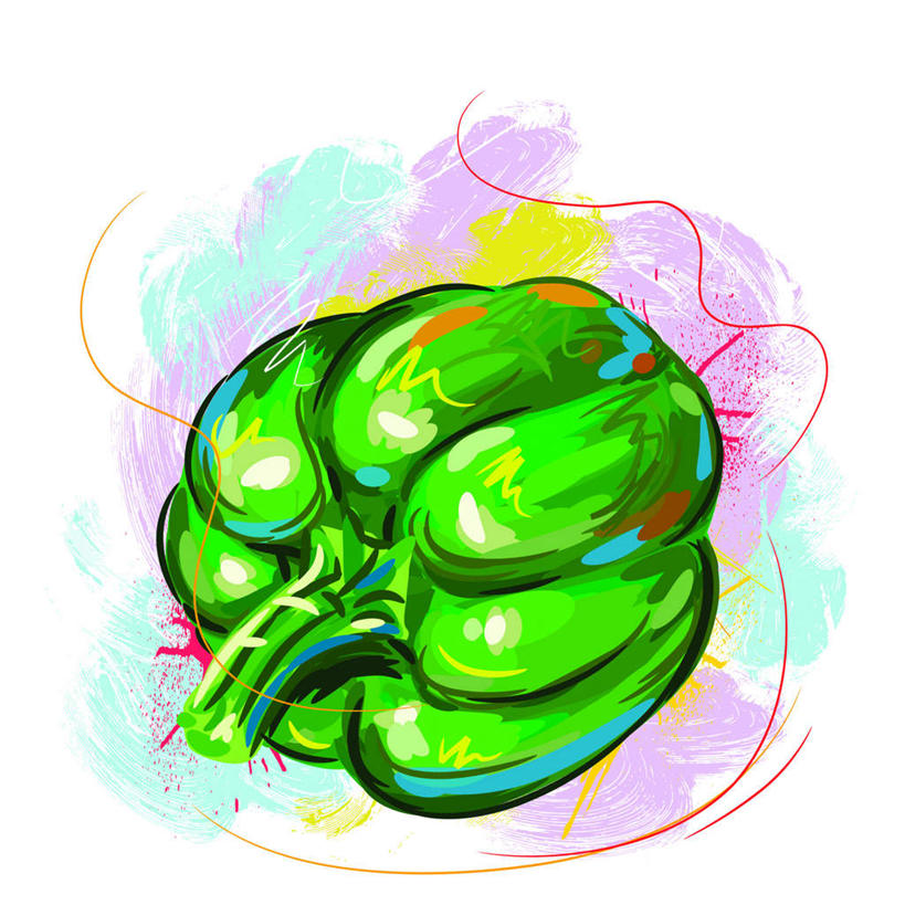 无人,方图,插画,室内,白天,白色背景,正面,数码,科技,辣椒,蔬菜,阴影,新鲜,网络,线条,食品,高光,几何,计算机图形,凌乱,合成,图画,画,食物,一个,绿色,有机食品,绿色食品,单个,杂乱,电脑合成图,数码合成图,混乱,漫画,彩椒,辣角,红海椒,大椒,辣虎,广椒,写实,具体,具象,紊乱,杂沓,甜椒,柿子椒,辣子,海椒,番椒,灯笼椒,彩图