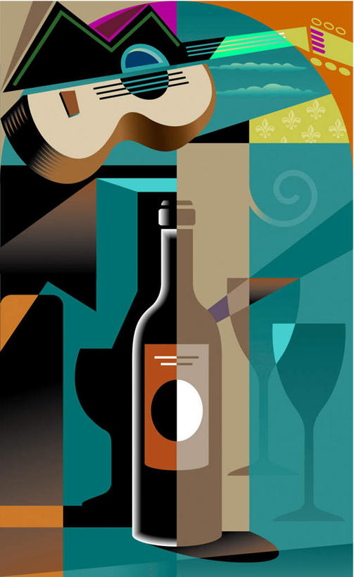 无人,竖图,插画,室内,白天,正面,数码,科技,杯子,阴影,网络,高脚杯,吉他,乐器,弦乐器,红酒杯,高光,几何,计算机图形,合成,红酒瓶,图画,玻璃制品,画,酒瓶,玻璃瓶,酒杯,瓶子,遮,遮掩,电脑合成图,数码合成图,掩盖,遮挡,挡住,弹拨弦鸣乐器,漫画,遮盖,写实,具体,具象,掩饰,玻璃杯,彩图,弹拨弦乐器