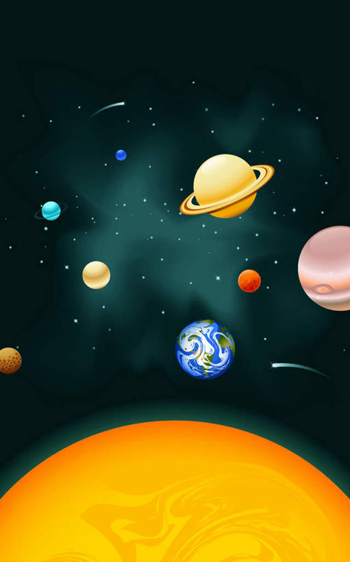 无人,竖图,插画,室内,白天,正面,探险,神秘,数码,宇宙,科技,阴影,科学,太空,网络,星星,高光,几何,计算机图形,合成,图画,画,自然,探索,金星,发现,电脑合成图,数码合成图,海王星,恒星,木星,天体,天王星,土星,漫画,天文学,外太空,写实,具体,具象,彩图