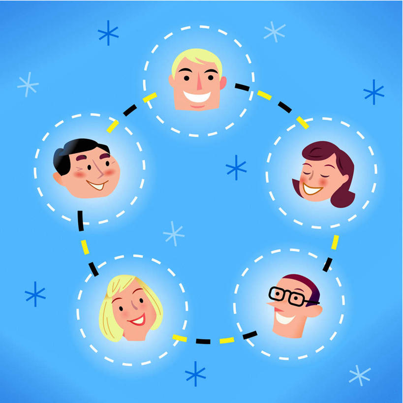 西方人,儿童,无人,伙伴,朋友,微笑,露齿笑,方图,插画,室内,特写,白天,正面,讨论,友谊,合作,数码,科技,欧洲,欧洲人,五个人,阴影,蓝色背景,网络,眼镜,许多人,高光,几何,计算机图形,合成,图画,画,小孩,一群人,电脑合成图,数码合成图,接头,探讨,漫画,写实,具体,具象,支持,会聚,会商,集聚,计议,接洽,社会,友情,男孩,男人,男性,女孩,女人,女性,白种人,辩论,沟通,评论,半身,布景,彩图,男生,女生