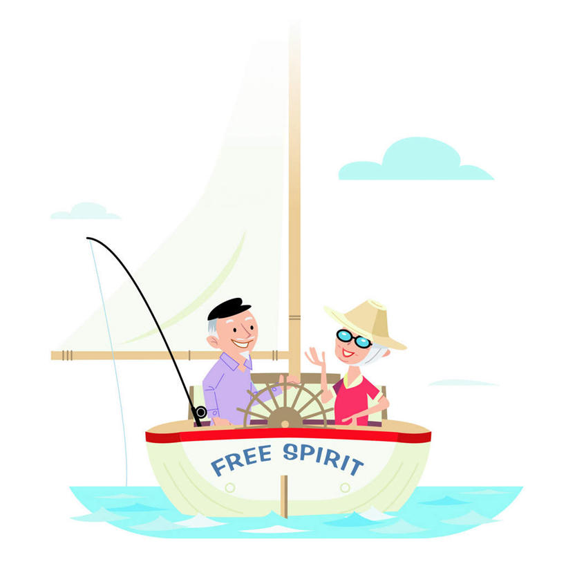 帆船,无人,两个人,坐,方图,插画,室内,白天,正面,旅游,自由,数码,科技,船,帽子,钓鱼竿,阴影,网络,云,云朵,高光,几何,计算机图形,豪华,玩,合成,图画,娱乐,画,天空,遮阳帽,交通工具,天,聊天,休闲,遮阳镜,精神,活动,渔具,电脑合成图,数码合成图,退休,消遣,载具,漫画,写实,具体,具象,谈天,老年男性,老年女性,男人,男性,女人,女性,钓竿,鱼竿,玩耍,嬉戏,坐着,半身,彩图,钓鱼,伴侣