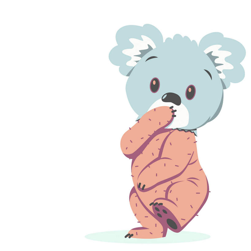 无人,方图,插画,室内,白天,正面,数码,科技,哺乳动物,野生动物,阴影,网络,高光,几何,计算机图形,合成,图画,娱乐,裸露,画,一只,动物,卡通,可爱,活泼,电脑合成图,数码合成图,尴尬,裸,树袋熊,考拉,无尾熊,可拉熊,漫画,写实,具体,具象,害羞,彩图,全身
