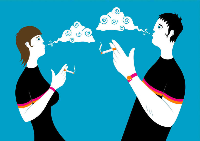 西方人,无人,两个人,站,举,吸烟,横图,插画,室内,白天,正面,数码,科技,香烟,欧洲,欧洲人,握,阴影,蓝色背景,服装,时间,网络,时钟,手表,高光,几何,计算机图形,拿,合成,计时,图画,拿着,注视,休闲装,相视,画,衣服,钟表,观察,看,托,站着,休闲,面对面,休闲服,吐,表,烟,握着,服饰,观看,对视,腕表,电脑合成图,数码合成图,察看,关注,相对,漫画,相看,写实,具体,具象,男人,男性,年轻男性,年轻女性,女人,女性,白种人,卷烟,烟草,纸烟,钟,抽烟,举起,举手,举着,向上举,向上伸,向上托,站立,半身,彩图