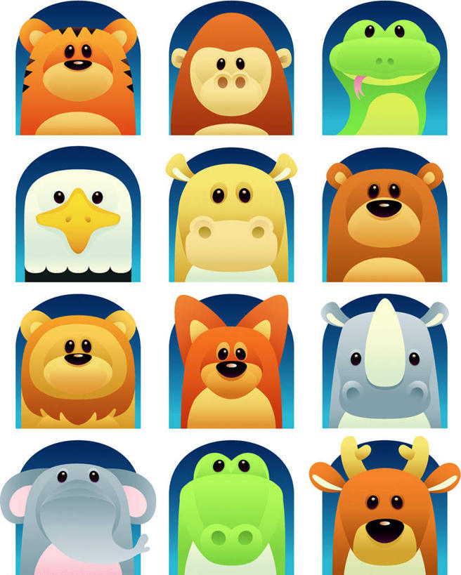 无人,竖图,插画,室内,白天,白色背景,正面,数码,科技,哺乳动物,宠物,狗,河马,猴,狐狸,鸟,野生动物,猩猩,鹰,猴子,一排,阴影,整齐,网络,鸟类,高光,几何,计算机图形,合成,图画,画,排列,动物,可爱,活泼,电脑合成图,数码合成图,队列,狡猾,凶猛,漫画,忠诚,鸢,写实,具体,具象,狡诈,黄猩猩,心爱,残暴,凶残,犀牛,犬,老鹰,红猩猩,红毛猩猩,彩图