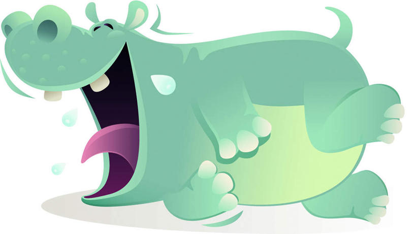 无人,站,笑,微笑,露齿笑,横图,插画,室内,白天,白色背景,正面,数码,科技,哺乳动物,河马,野生动物,一头,阴影,网络,高光,几何,计算机图形,合成,图画,画,一只,动物,站着,张嘴,可爱,电脑合成图,数码合成图,凶猛,漫画,张大嘴巴,写实,具体,具象,心爱,残暴,凶残,张开嘴,站立,彩图