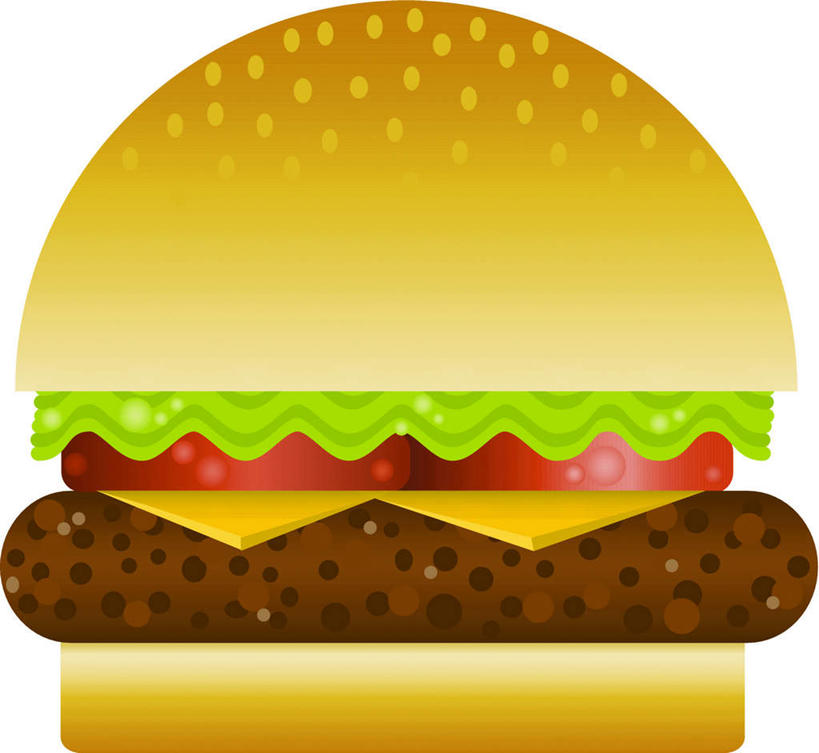 无人,横图,插画,室内,白天,白色背景,正面,烹饪,西餐,数码,科技,餐桌,桌子,阴影,网络,斑点,汉堡,夹心,料理,食品,高光,几何,计算机图形,合成,图画,菜肴,美食,画,食物,一个,快餐,西式,佳肴,单个,餐台,电脑合成图,数码合成图,漫画,西式快餐,垃圾食品,写实,具体,具象,彩图