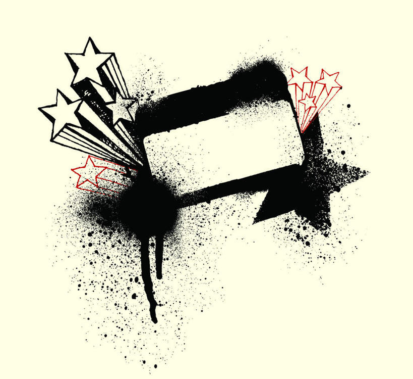 无人,横图,插画,室内,白天,正面,数码,科技,许多,阴影,黄色背景,网络,方框,斑点,星星,很多,高光,黑点,几何,计算机图形,合成,图画,画,红色,黑色,星形,电脑合成图,数码合成图,漫画,五角形,写实,具体,具象,五角星,彩图