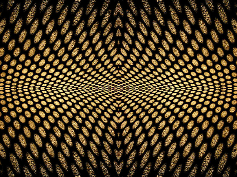 横图,插画,室内,白天,正面,数码,科技,万花筒,一排,阴影,整齐,网络,洞,高光,几何,计算机图形,合成,图画,迷幻,画,排列,黄色,黑色,洞穴,电脑合成图,数码合成图,队列,漫画,穴,写实,具体,具象,半身,彩图