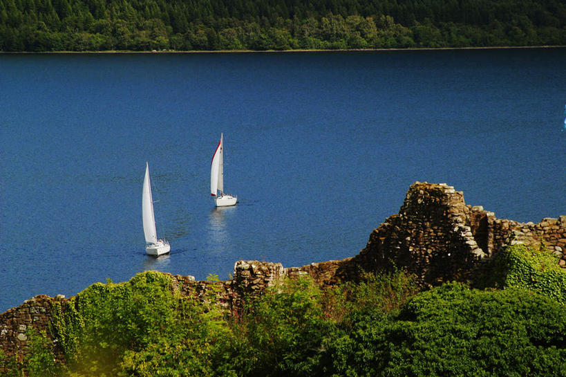 帆船,无人,横图,俯视,室外,白天,旅游,度假,草地,草坪,石头,美景,森林,树林,植物,船,英国,欧洲,石子,景观,两艘,娱乐,苏格兰,草,树,树木,绿色,自然,交通工具,享受,休闲,景色,放松,生长,成长,西欧,自然风光,载具,大不列颠,大不列颠及北爱尔兰联合王国,大不列颠联合王国,日不落英帝国,苏格兰王国,石块,岩石,彩图,高角度拍摄