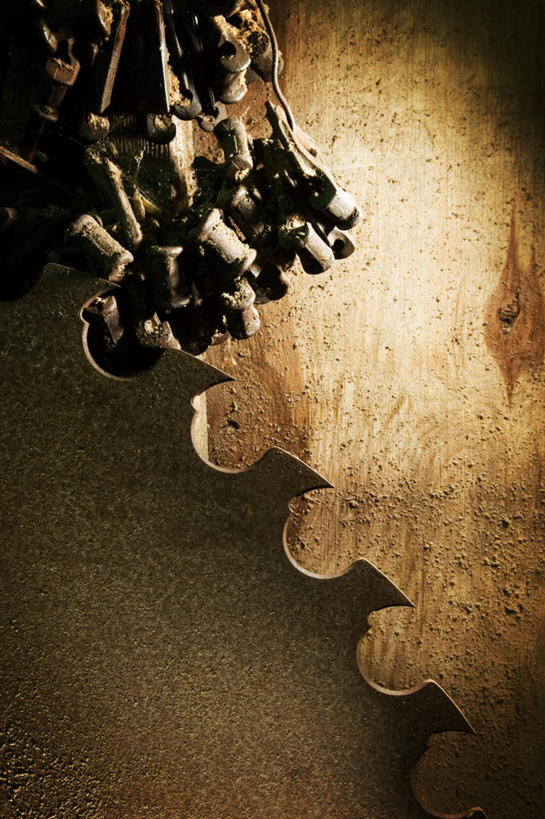 无人,竖图,室内,特写,白天,正面,静物,阴影,锐利,光线,工具,影子,灯光,锯子,锋利,切割,锯,刀刃,彩图,割