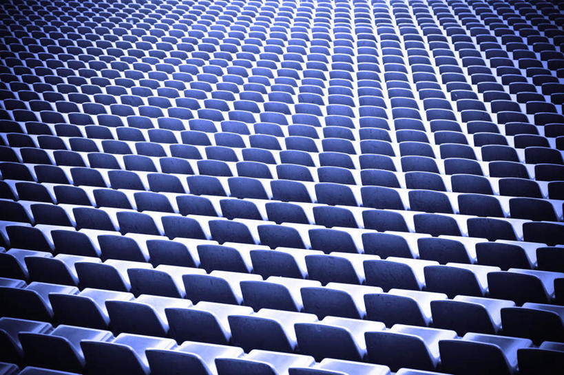 无人,体育馆,运动场,横图,室外,白天,正面,锻炼,运动,一排,整齐,透明,体育场,座位,排列,蓝色,队列,运动馆,理智,沉静,冷色,高深,冷淡,坐位,体育,彩图,健身