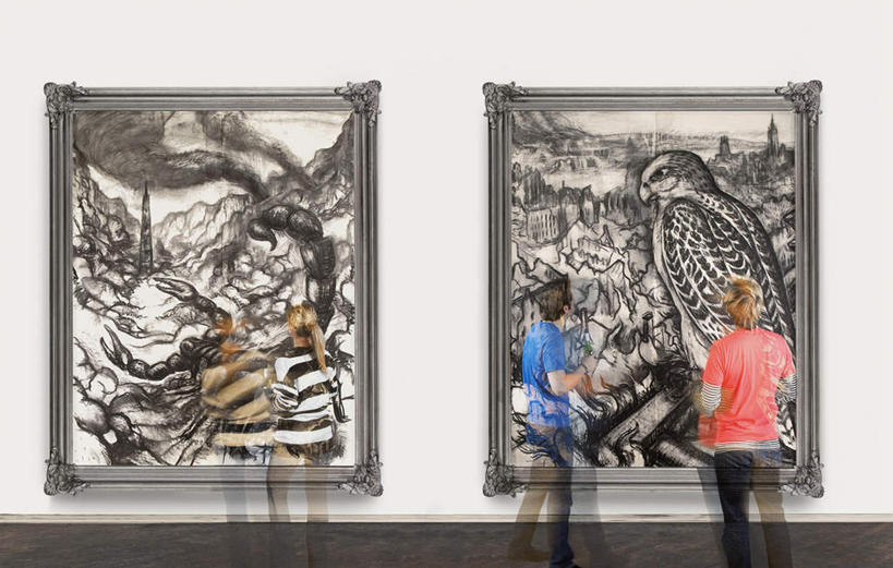 西方人,四个人,博物馆,站,横图,室内,白天,绘画,油画,欧洲,欧洲人,阴影,服装,朦胧,模糊,研究,艺术,光线,影子,墙,灯光,古典,教育,注视,休闲装,文化,墙壁,墙画,墙面,背面,衣服,工艺品,观察,回头,看,品味,站着,转头,休闲,休闲服,服饰,观看,展览,美术,察看,高雅,关注,欣赏,陈列,美学,典藏,男人,男性,年轻男性,年轻女性,女人,女性,白种人,站立,半身,彩图