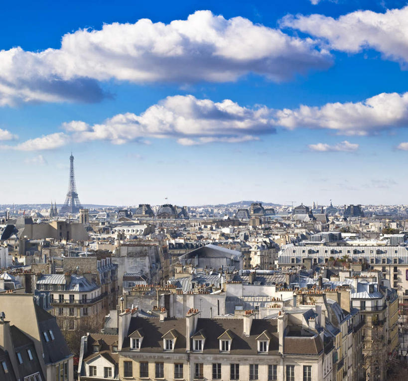 无人,横图,室外,白天,正面,度假,美景,城市风光,城市,法国,巴黎,欧洲,一座,景观,云,云朵,塔,尖顶,首都,云彩,娱乐,蓝色,白云,蓝天,天空,天,享受,休闲,景色,放松,晴朗,矗立,耸立,法兰西共和国,法兰西第五共和国,挺立,晴空,彩图
