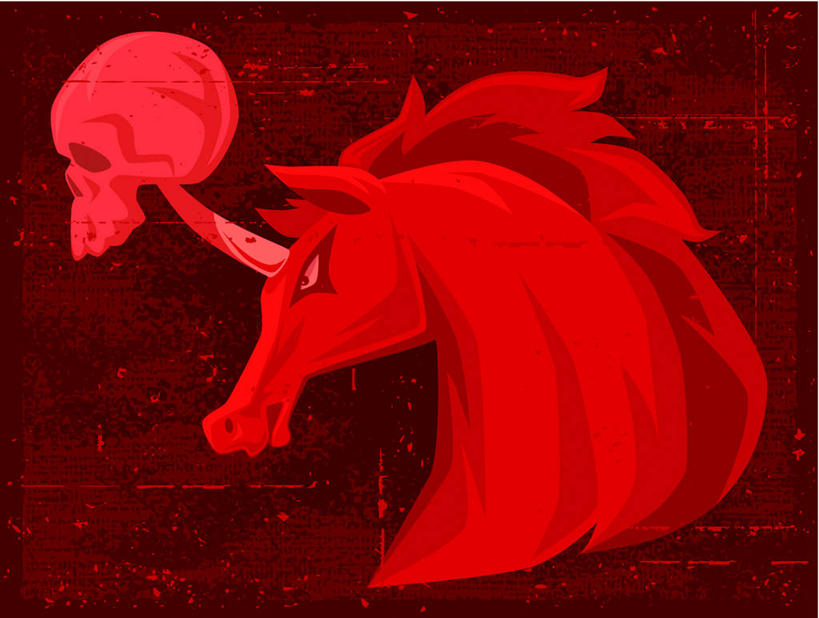 颅骨,无人,站,横图,插画,室内,白天,正面,纯洁,数码,科技,阴影,网络,神兽,高光,几何,计算机图形,合成,图画,注视,一匹,画,红色,观察,看,站着,观看,吉祥,电脑合成图,数码合成图,察看,象征,合成图,高贵,关注,进攻,漫画,独角兽,写实,具体,具象,灵兽,鼻骨,顶骨,额骨,颈椎,颞骨,下颌骨,颧骨,高傲,头盖骨,站立,半身,彩图