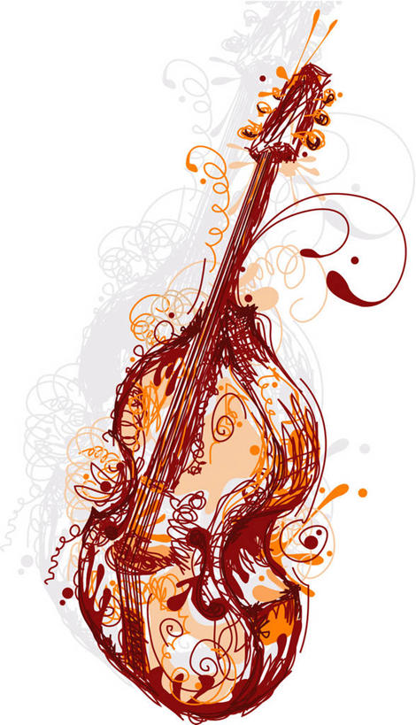 无人,竖图,插画,室内,白天,白色背景,正面,数码,科技,一把,阴影,花纹,网络,乐器,弦乐器,漩涡,高光,几何,计算机图形,合成,图画,画,电脑合成图,数码合成图,旋涡,合成图,弓拉弦乐器,弓拉弦鸣乐器,漫画,写实,具体,具象,低音提琴,倍大提琴,擦奏弦鸣乐器,螺旋状,彩图,螺旋形,螺旋形状,螺旋型