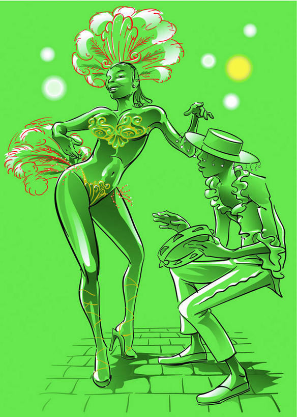 西方人,无人,两个人,站,蹲,竖图,插画,室内,白天,正面,民族服装,爱情,跳舞,数码,科技,帽子,欧洲,狂欢节,欧洲人,握,绿色背景,阴影,服装,节日,庆祝,网络,乐器,铃鼓,高光,几何,计算机图形,古典,浪漫,音乐,拿,合成,图画,拿着,礼帽,文化,传统,画,衣服,站着,庆典,温暖,温馨,恩爱,握着,恋人,服饰,纪念,古装,打击乐器,手鼓,电脑合成图,数码合成图,和睦,合成图,舞姿,漫画,嘉年华,桑巴舞,写实,具体,具象,韵味,男人,男性,年轻男性,年轻女性,女人,女性,白种人,情侣,蹲着,站立,彩图,全身,传统服装,民俗服,舞蹈,桑巴,伴侣,融洽