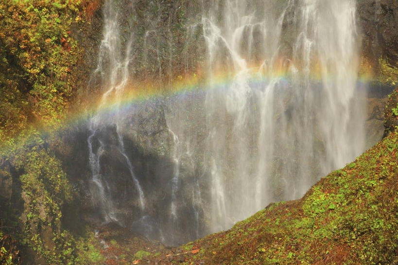 无人,横图,俯视,室外,白天,旅游,度假,彩虹,石头,美景,瀑布,水,飞溅,溅,石子,液体,景观,水滴,悬崖,青苔,苔藓,娱乐,水珠,自然,享受,休闲,景色,放松,喷洒,自然风光,绝壁,跌水,石块,岩石,虹,虹桥,七彩虹,天虹,彩图,高角度拍摄