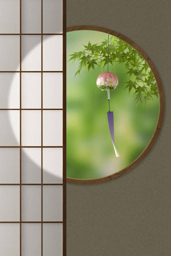 无人,竖图,室内,特写,白天,正面,幸福,运气,植物,窗户,门,风铃,拉门,朦胧,模糊,圆形,图形,圆,墙,几何,移门,玻璃窗,墙壁,墙面,树,树木,绿色,自然,祈祷,祈福,警示,许愿,生长,成长,祈求,吉祥,平和,数学,问候,警惕,思念,想念,玉振,障子,纸门,拉窗,纸拉窗,纸拉门,幸运,占风铎,彩图,几何图形,平面图形,日式风铃