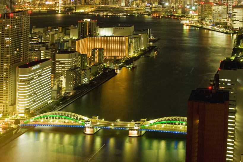 无人,家,高楼大厦,横图,俯视,航拍,室外,夜晚,度假,河流,美景,水,城市风光,城市,大桥,大厦,建筑,立交桥,摩天大楼,桥梁,东京,日本,亚洲,阴影,光线,影子,房屋,屋子,河水,景观,水流,高架,斜拉桥,桥,灯光,娱乐,楼房,住宅,享受,休闲,景色,放松,鸟瞰,东亚,本州,关东地方,本州岛,日本国,东京都,隅田川,彩图,高角度拍摄,房子,大楼,高层建筑,高楼,摩天楼