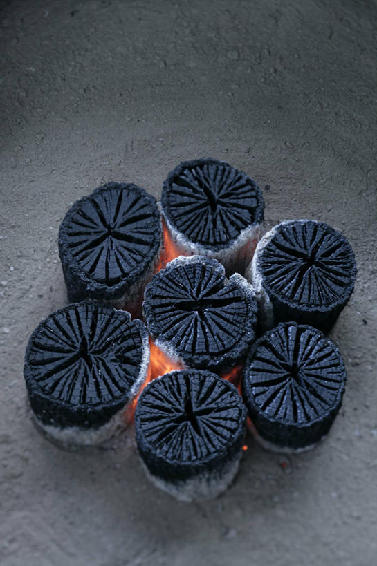 无人,竖图,俯视,室内,特写,白天,热情,静物,火,许多,环绕,围绕,圆形,火焰,图形,圆,很多,几何,燃烧,环抱,木炭,黑色,能源,燃料,数学,能量,萦绕,煤矿,矿业,化石燃料,柴炭,彩图,高角度拍摄,几何图形,平面图形