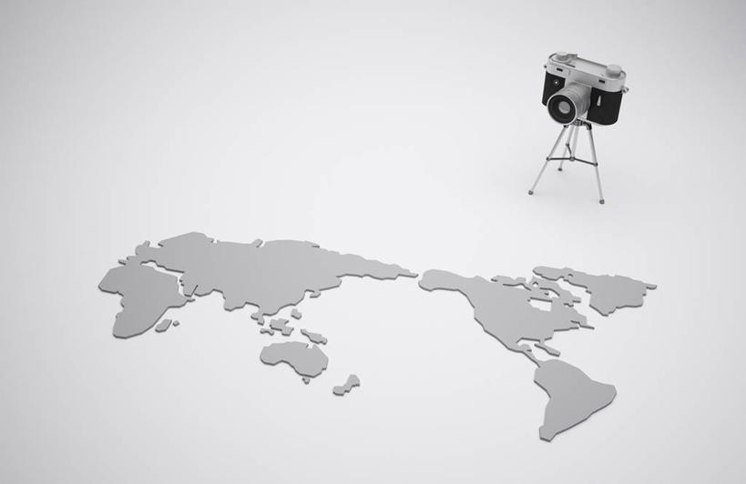 无人,横图,俯视,室内,特写,白天,海洋,静物,地图,相机,灰色背景,世界地图,陆地,拍照,数码相机,摄影,国家,影棚,支撑,大陆,世界,三脚架,大洋洲,版图,一部,稳定,巩固,照相机,彩图,高角度拍摄,影棚拍摄,拍摄,照相,稳固